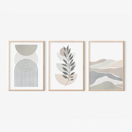 ДЕКОРАЦИЯ ЗА МАСА, ПОЛИЗЕРИН, БУКВИ HOME С ГЪСКИ, ЗЛАТНО-СРЕБРИСТ, 17.5x4.5x20.8cm