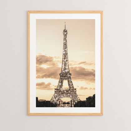 КАРТИНА ПАРИЖ С ДИГИТАЛЕН ПРИНТ 33X1.5X48СМ