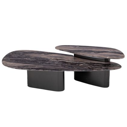 ДЕКОРАЦИЯ ЗА МАСА, ПЕПЕРУДА-РЪКА, ПОЛИСМОЛА, ЧЕРНО-ЗЛАТО, 14x17x34,6cm