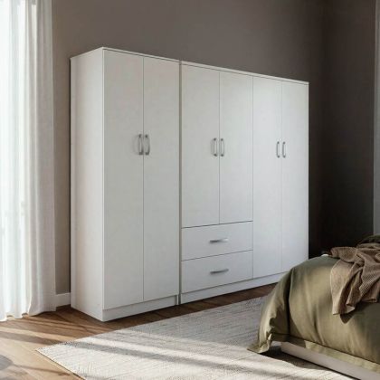 Декорация за маса Дърво в златен цвят с дървена основа с размери 30х8х35см