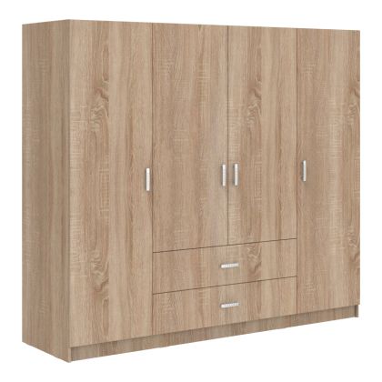 Декорация за маса Скулптура в цвят никел сребро с дървена основа с размери 20х11х60см