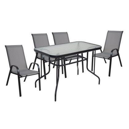 Метално двуетажно легло Артур в цвят слонова кост с размери 210x100x181.5