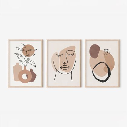 ДЕКОРАТИВНА ФИГУРА Африканка FL240305 ЧЕРНО-ЗЛАТИСТ ЦВЯТ 15x7x31см