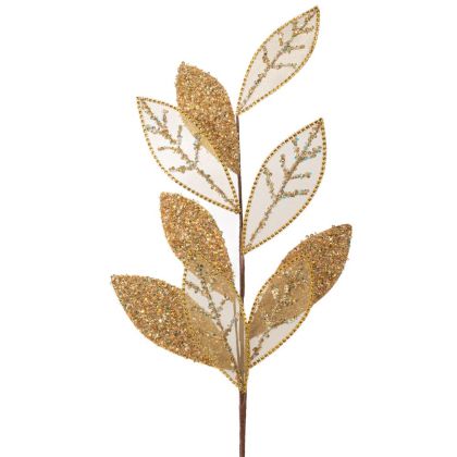 ЗЛАТЕН БРОКАТЕН ЛИСТ КЛОН 86СМ