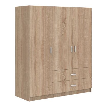 Диван Ново Монако в сив цвят със светло сини и розови възглавници с размери 180x95x95+230x95x95