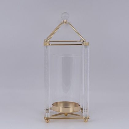 МЕТАЛЕН ФЕНЕР ЗЛАТЕН 15X38СМ