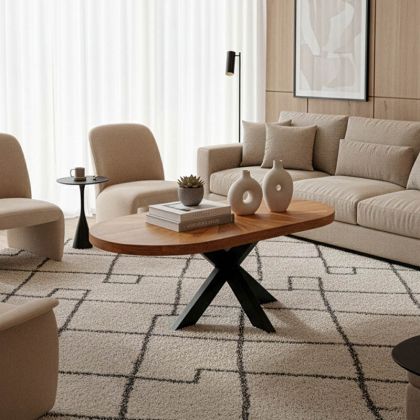 Висящ пендел лампа за таван за 3 крушки Фенери черен метал Φ23x127Hсм HM4083