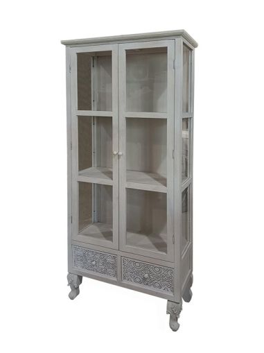 Декорация за маса Дърво в златен цвят с дървена основа с размери 30х8х35см