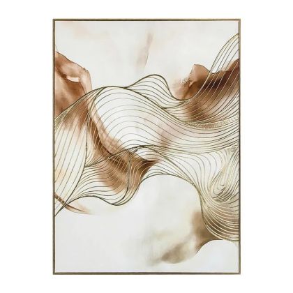 ДЕКОРАТИВНА НАСТОЛНА ФИГУРА FL23107 ЛИЦА ЗЛАТЕН ЦВЯТ 17x10x29cm