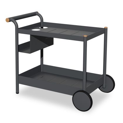 МЕТАЛНА ГРАДИНСКА МАСА FRANCISCO ЧЕРЕН ЦВЯТ 120X70X70СМ