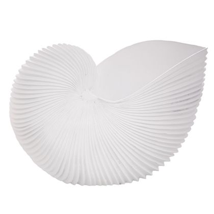 Декорация за маса Скулптура в цвят никел сребро с дървена основа с размери 20х11х60см