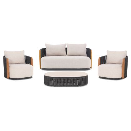 Стенен часовник Kensington Station в черен цвят с размер 60см