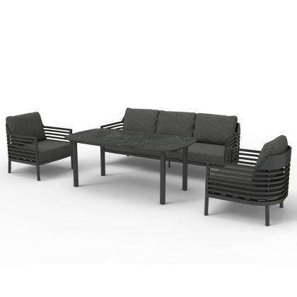 КЕРАМИЧНА ВАЗА GALAD HM4587.02 ЧЕРЕН МАТИРАН Φ18,5x40Hcm.