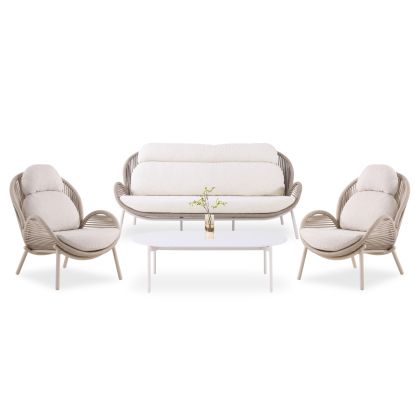 ГРАДИНСКИ КОМПЛЕКТ KOMAL СИВ ЦВЯТ