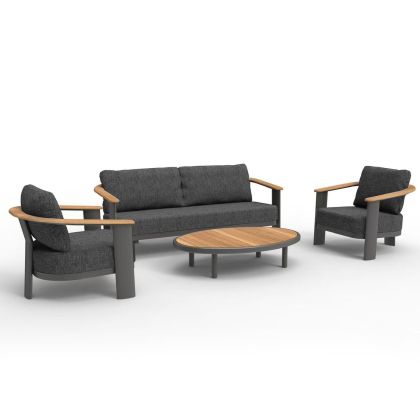 ГРАДИНСКИ КОМПЛЕКТ KOMAL ЦВЯТ КАПУЧИНО