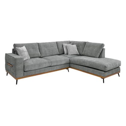 Кръгла табуретка New Lux в цвят гнила ябълка с размери 46х46х43см