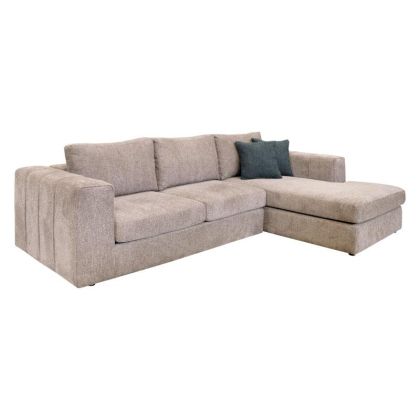 ДИВАН MONDIVA ДЕСЕН ЪГЪЛ БЕЖОВ ЦВЯТ 280X180X83СМ