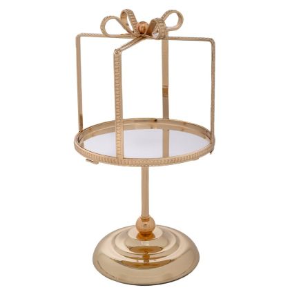 Холна маса с 2 повърхности Grom в цвят дъб флагщаф и черно, размери 65x65x55см  65x65x38см