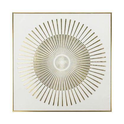 ДЕКОРАТИВНА ФИГУРА Африканка FL240305 ЧЕРНО-ЗЛАТИСТ ЦВЯТ 15x7x31см