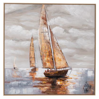 Настолен часовник Метал с размери 17x6x17см