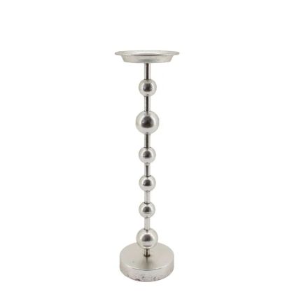 ДЕКОРАТИВНА СТАТУЕТКА ОТ ПОЛИСМОЛА ГЛАВА НАДЯСНО СРЕБЪРЕН ЦВЯТ 27*17 CM024Y10 bf