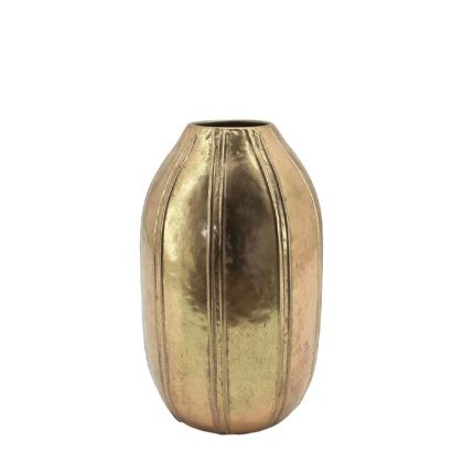 НАСТОЛНА ДЕКОРАТИВНА ФИГУРКА Котка ЧЕРНО-ЗЛАТИСТО-БЯЛ ЦВЯТ 10x8x23см