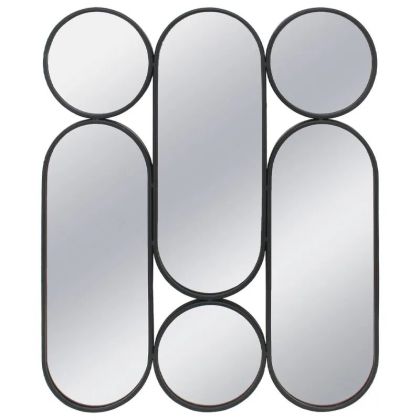 Кръгла табуретка New Lux в кафяв цвят с размери 46х46х43см