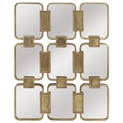 ДЕКОРАЦИЯ ЗА МАСА, ПЕПЕРУДА-РЪКА, ПОЛИСМОЛА, ЧЕРНО-ЗЛАТО, 14x17x34,6cm