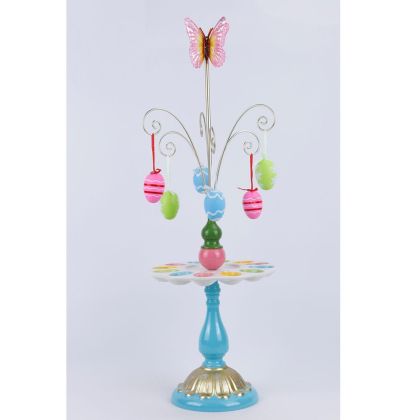 КОЛЕДНА КЕРАМИЧНА ЧАША С КАПАК И ЛЪЖИЦА КОЛЕДНА ЕЛХА 1/4 FL1108 ЧЕРВЕНО ЗЕЛЕНО СИНЯ РОЗА 8.5x11cm