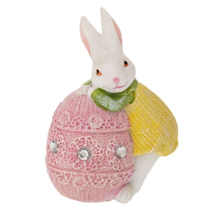 ДЕКОРАТИВНА ФИГУРА Африканка FL240305 ЧЕРНО-БЯЛ ЦВЯТ 15x7x31см