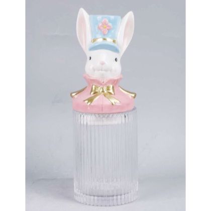 КЕРАМИЧЕН СВЕЩНИК Мрамор СИВО-СРЕБЪРЕН 8.8*6.5*8.8