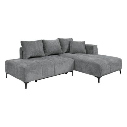 РАЗТЕГАТЕЛЕН ДИВАН JASPER ДЕСЕН ЪГЪЛ, СИН ПЛАТОВ 255X170X90СМ