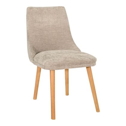 Фотьойл Агнес в светло син цвят дамаска с размери 66х73х77см