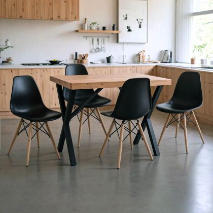 ДЕКОРАТИВНА ФИГУРА Африканка FL240305 ЧЕРНО-ЗЛАТИСТ ЦВЯТ 15x7x31см