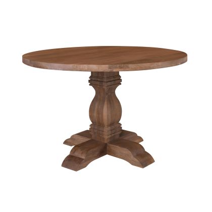 ТРАПЕЗНА МАСА ATLAS, МАНГОВО ДЪРВО, ЦВЯТ ОПУШЕН ОРЕХ