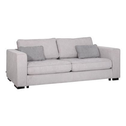 ТРИМЕСТЕН ДИВАН УЕЛВА БЕЖОВ ПЛАТ 231X93X86СМ