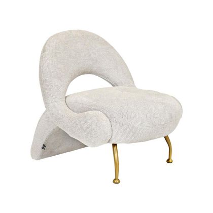 Ляв ъглов диван Нова Карина в сив цвят със светли възглавнички и табуретка с размери 278х218х85см