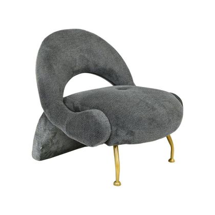 ДЕКОРАЦИЯ ЗА МАСА, ПЕПЕРУДА-РЪКА, ПОЛИСМОЛА, ЧЕРНО-ЗЛАТО, 14x17x34,6cm