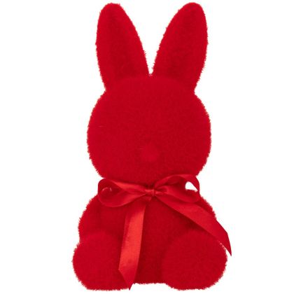 ЧЕРВЕНО ЗАЙЧЕ С ПАНДЕЛКА, 18 СМ