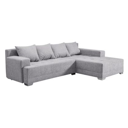 ЪГЛОВ ДИВАН NIRVANA СИВ ЦВЯТ 267X178X75СМ