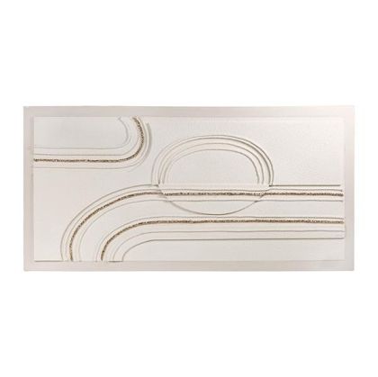 3d abstract painting, beige 140x3x70cm