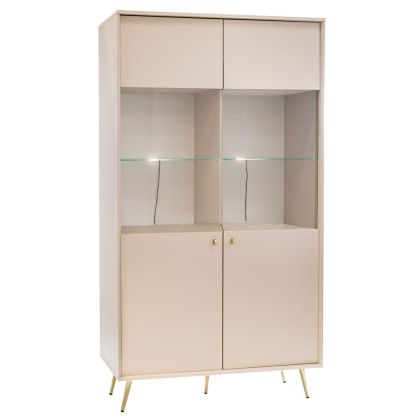 SHOWCASE ROSE MDF 105X40X190 CM