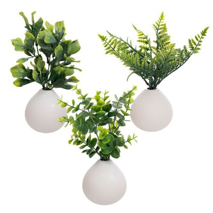 DECORATIVE PLANT 26 CM IN CERAMIC POT 10X10 CM