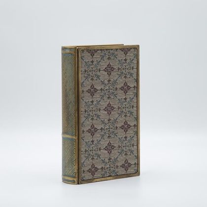Wooden book box, brown, 16x5x26cm