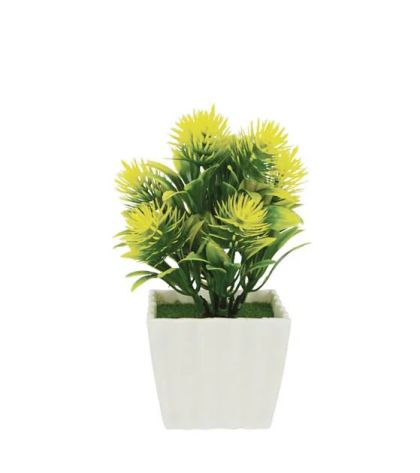 Yellow flower in a pot 7x15cm 1/192kib