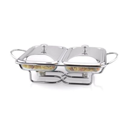 K- bain marie double container for hot serving 2 x 1.5l