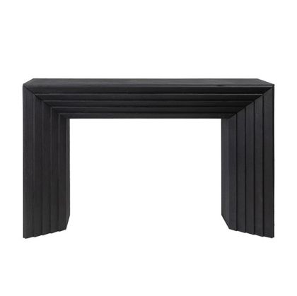 Wooden console black 120x31x80cm