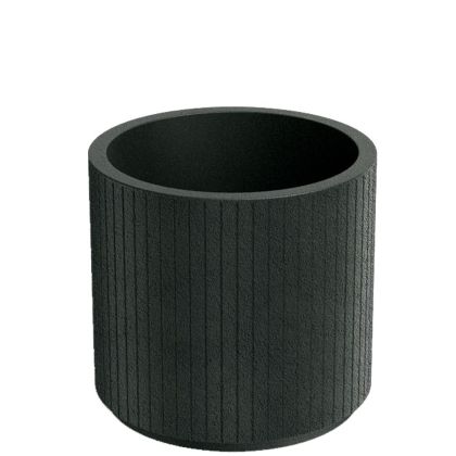 ROUND PLASTIC FLOWER POT CORO 40X40X36 CM