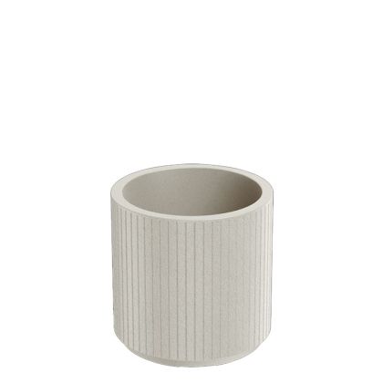 ROUND PLASTIC FLOWER POT CORO 30X30X30 CM