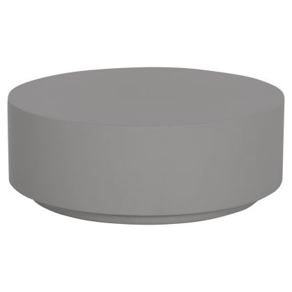 Кръгла холна маса Kyoko Hm6579.01 сива фибро цимент Φ90x34hcm